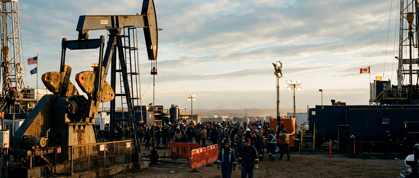 The Bonnyville Oil and Gas Show floor packed with exhibitors and attendees