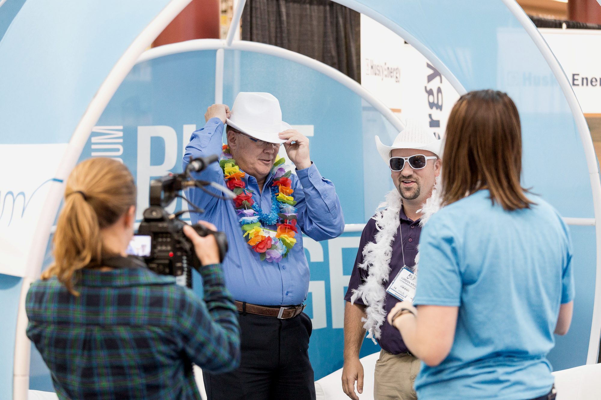 A busy show floor at a past Bonnyville Oil and Gas Show